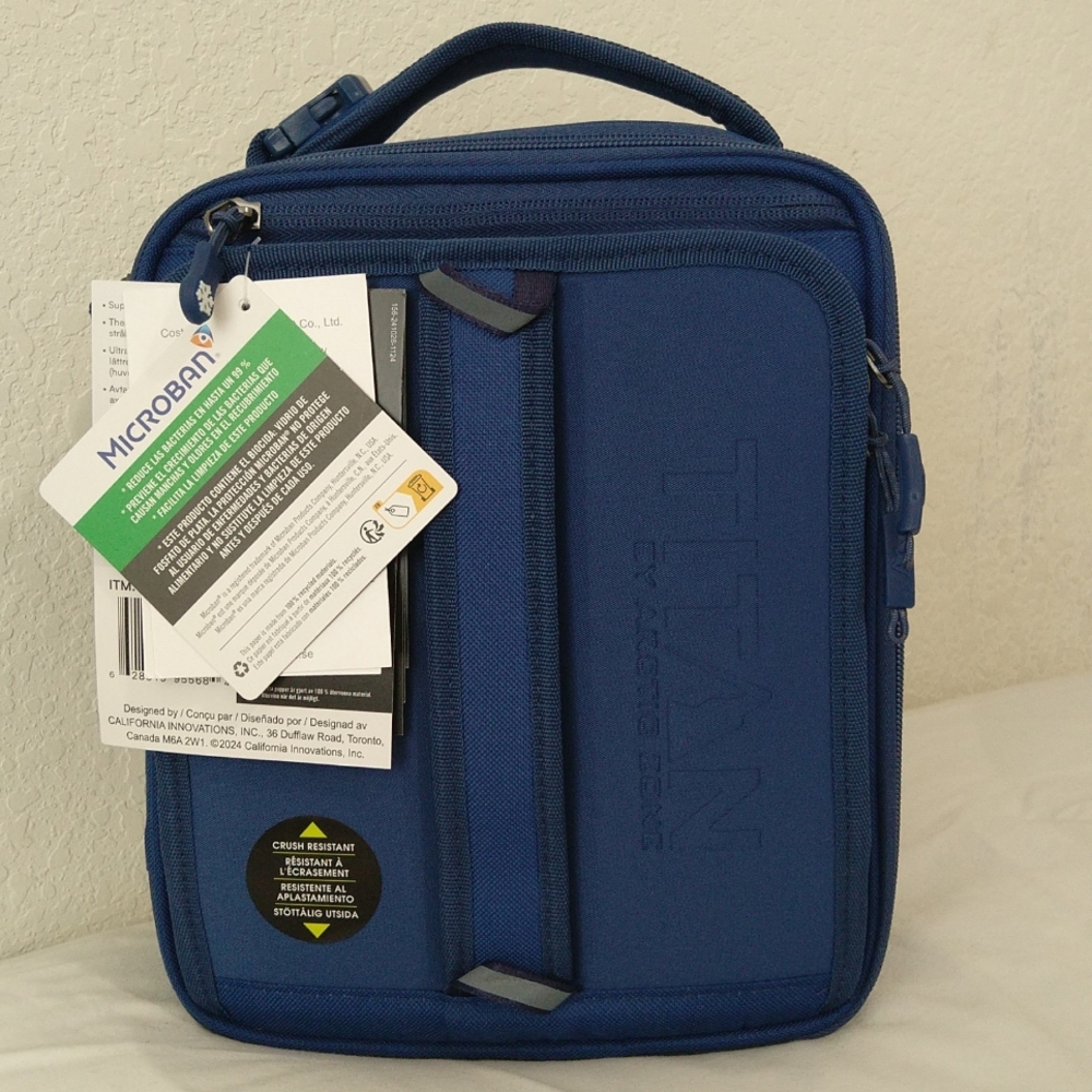 Titan Blue Insulated Lunch Bag